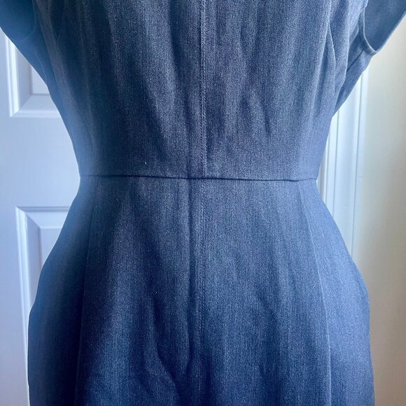 MM.LaFleur Chambray Sheath Dress - Picture 5 of 8